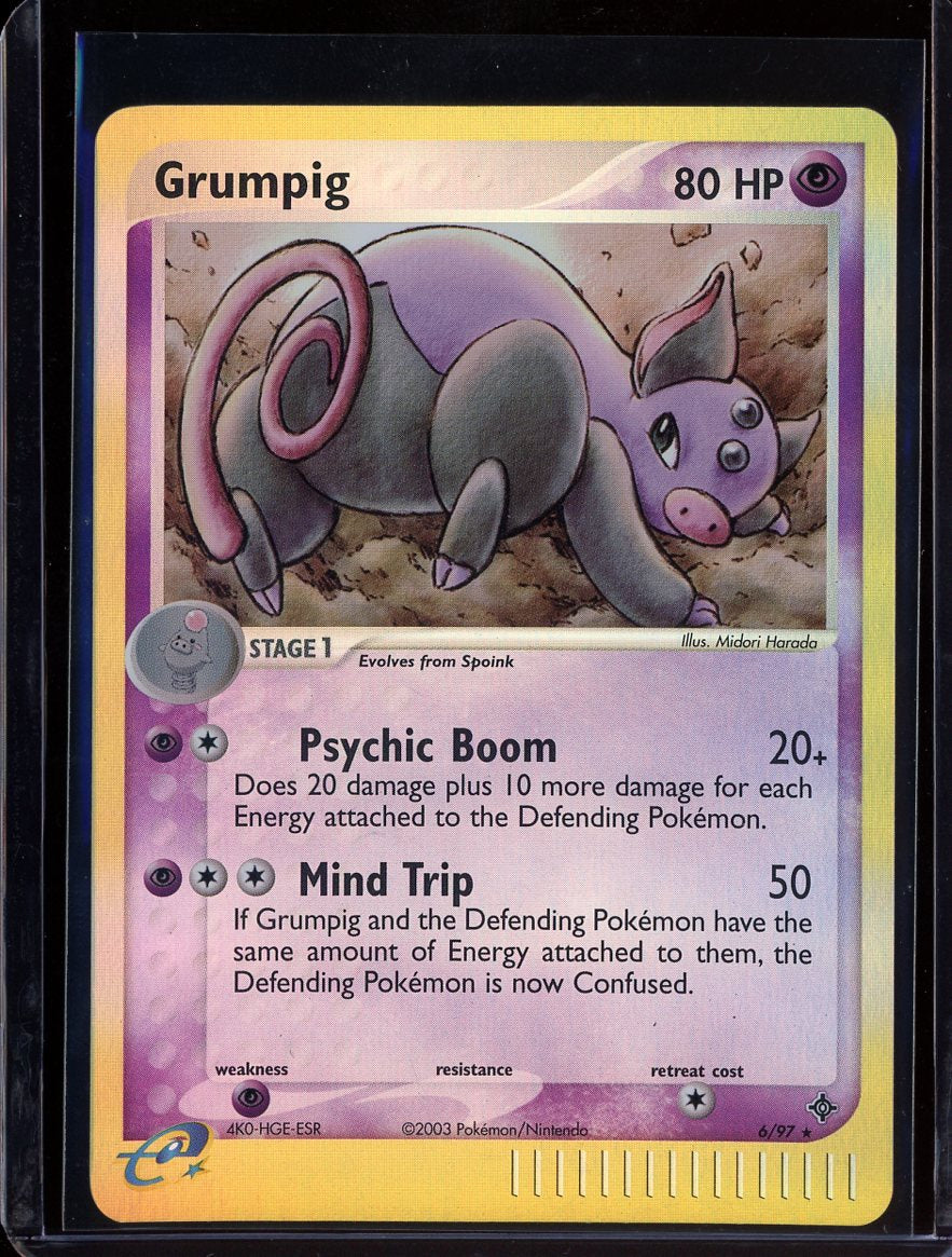 Grumpig 6/97 Reverse Holo EX Dragon