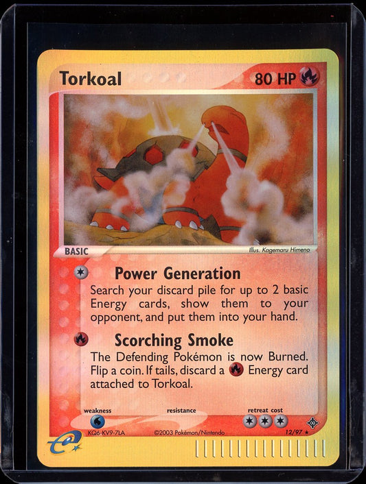 Torkoal 12/97 Reverse Holo EX Dragon