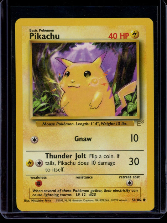 Pikachu (E3 Stamp) #58