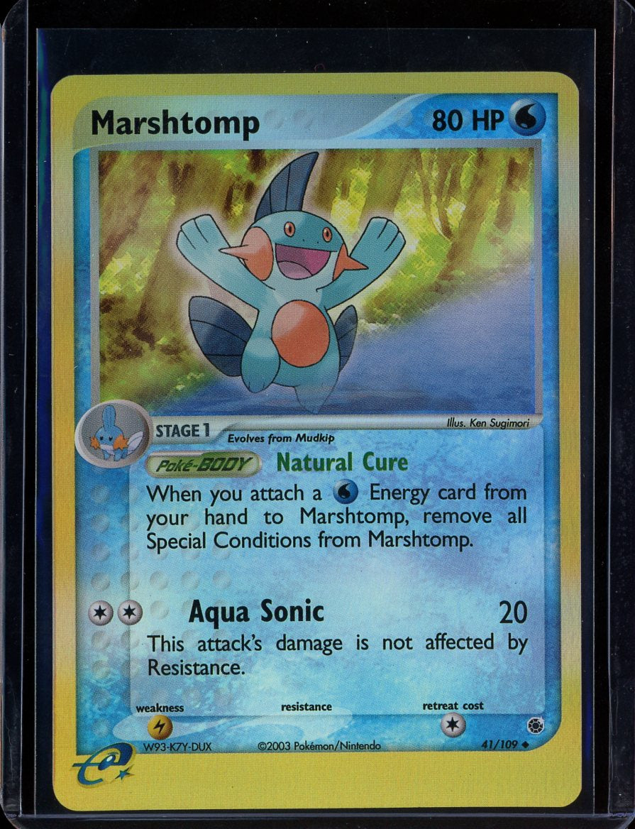Marshtomp 41/109 Reverse Holo EX Ruby & Sapphire