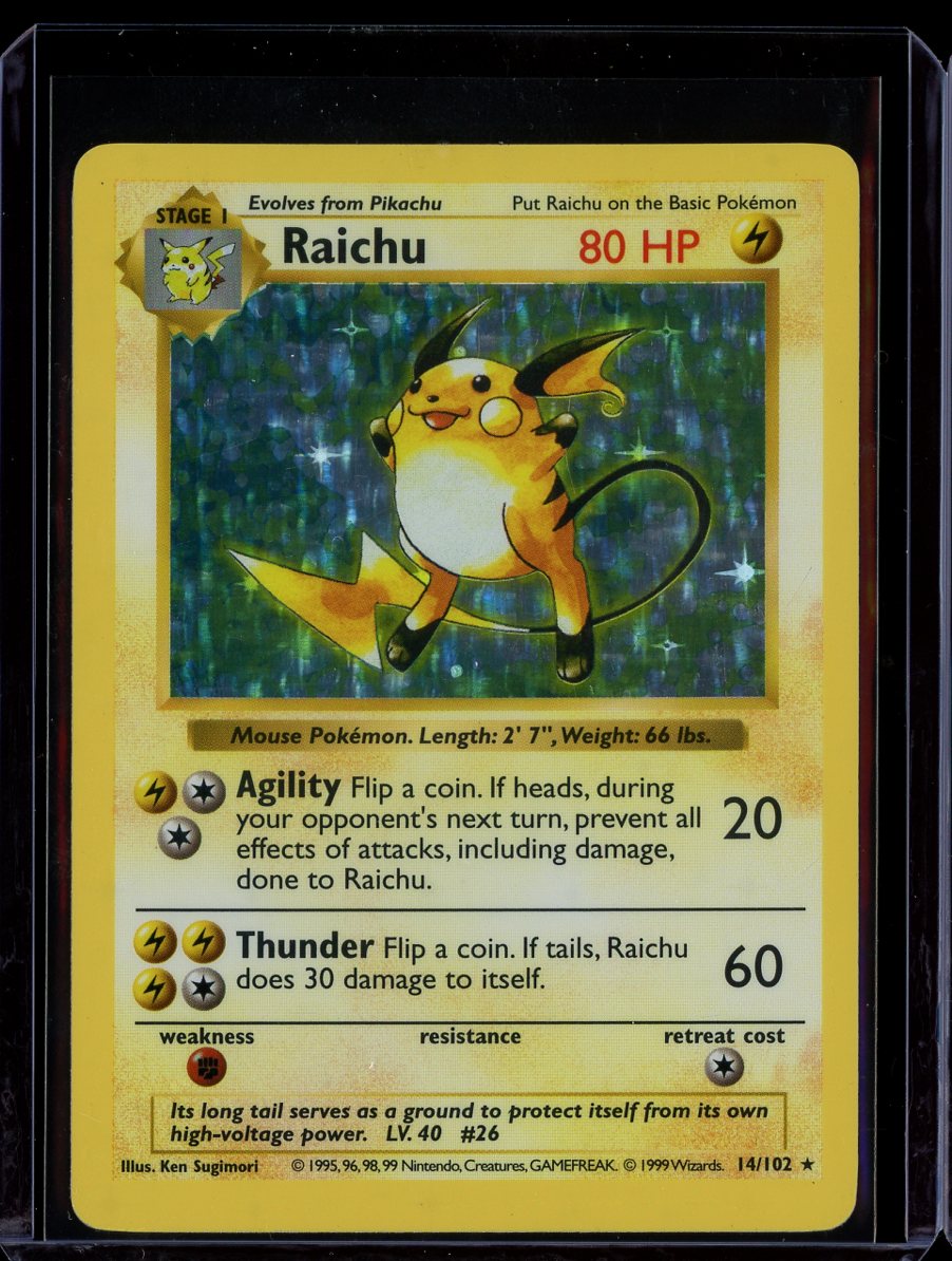 Raichu (Shadowless) #14