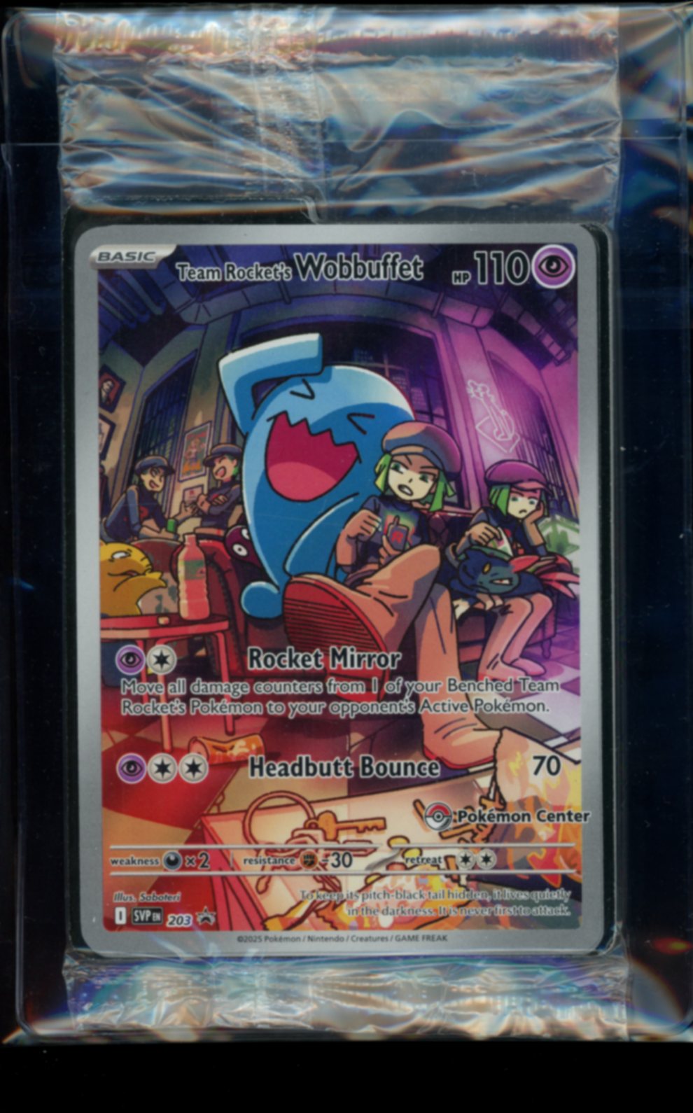 Swams Rockets Team Rocket's Wobbuffet (Pokemon Center) #203 – swansemporium