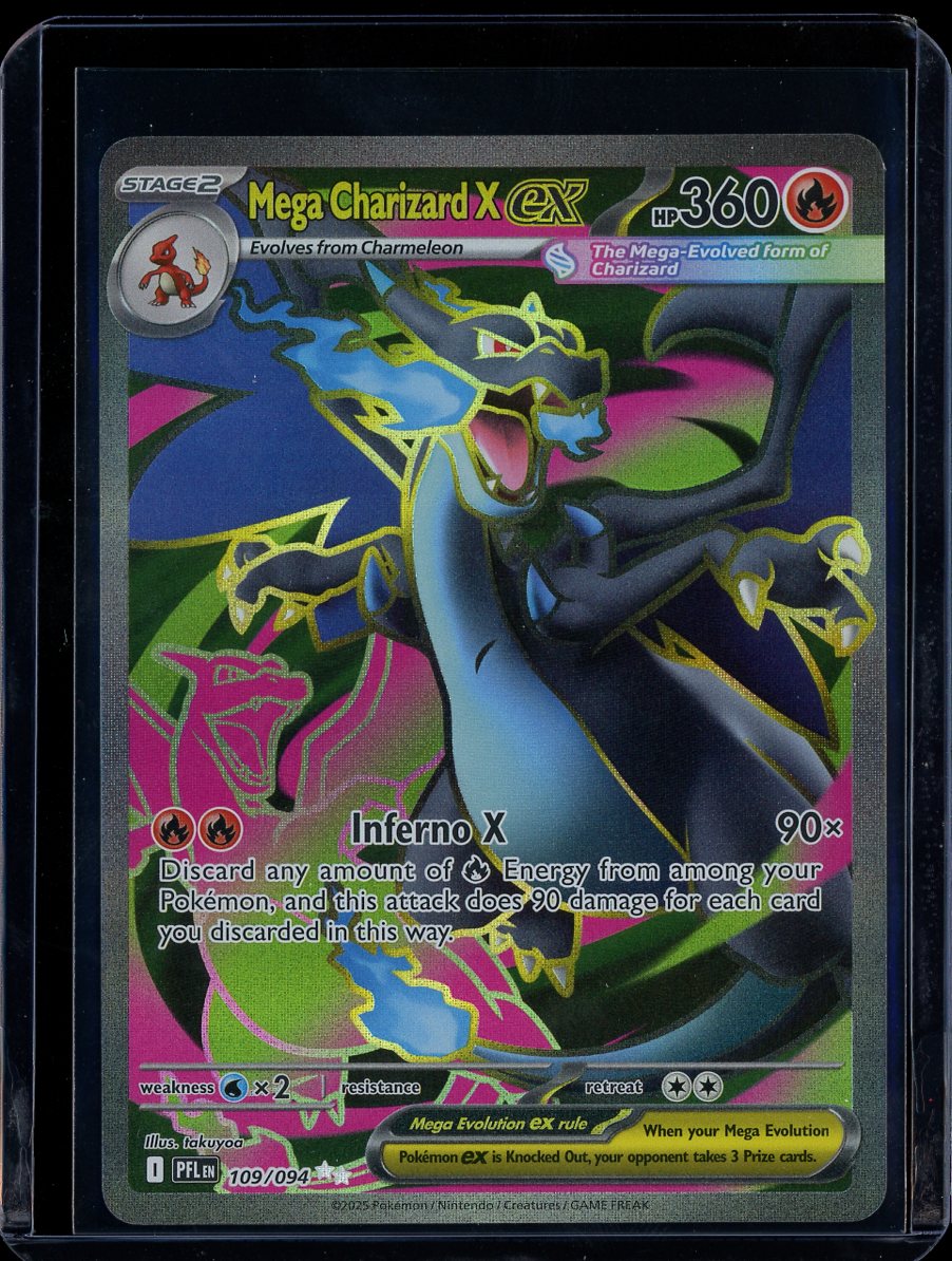 Mega Charizard X ex 109/094 Phantasmal Flames