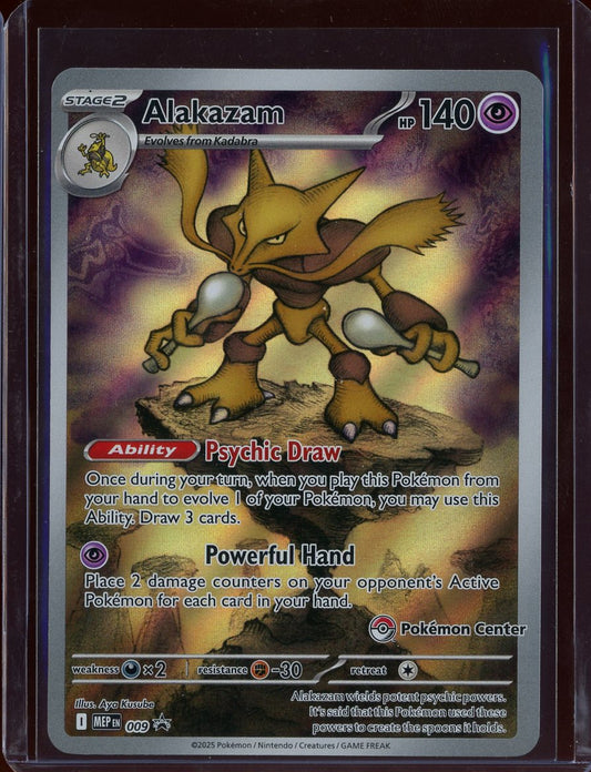 Alakazam 009 Pokemon Cetenter Exclusive Mega Evolution Promo