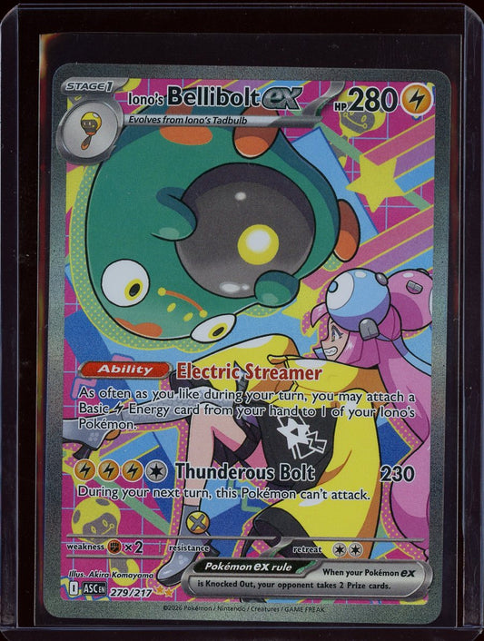 Iono's Bellibolt ex 279/217 Ascended Heroes