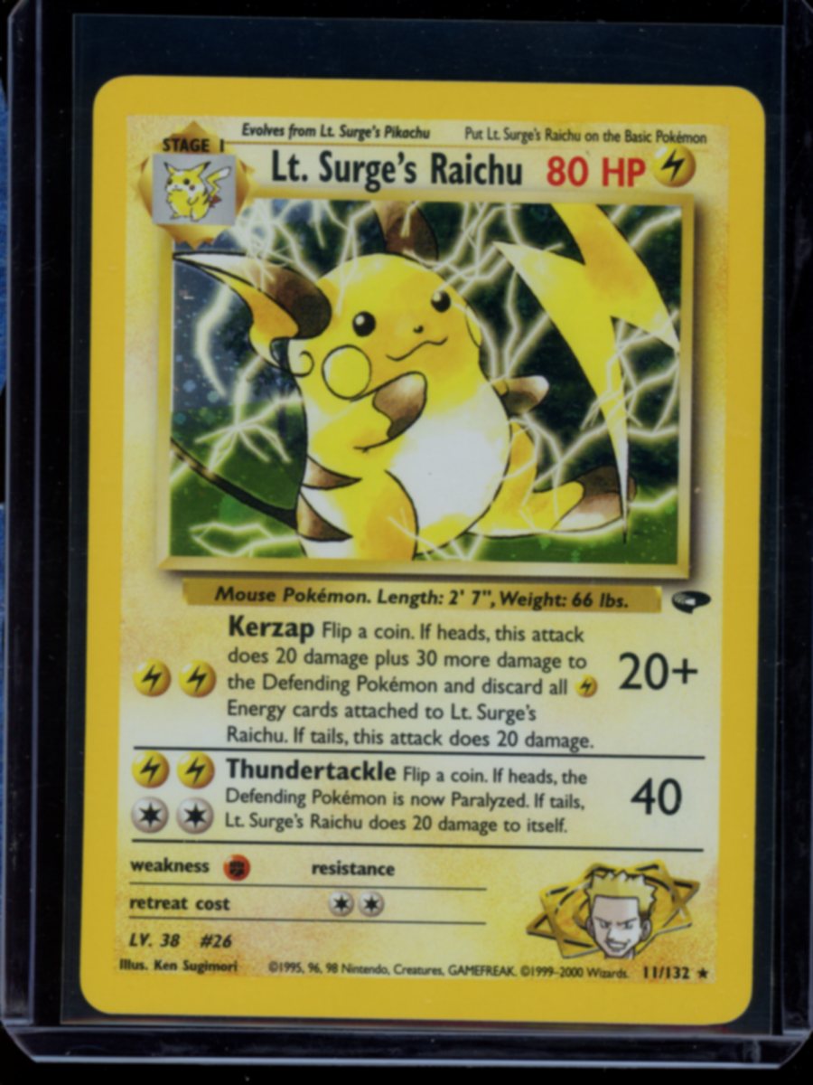 Lt. Surge's Raichu (Unlimited) #11