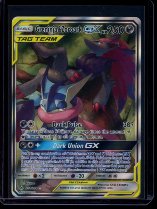 Greninja & Zoroark GX #201