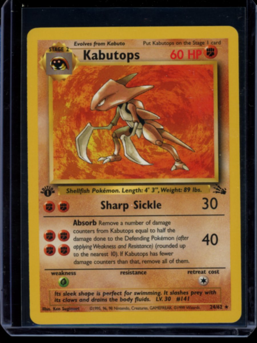 Kabutops (1st Ed - Non Holo) #24