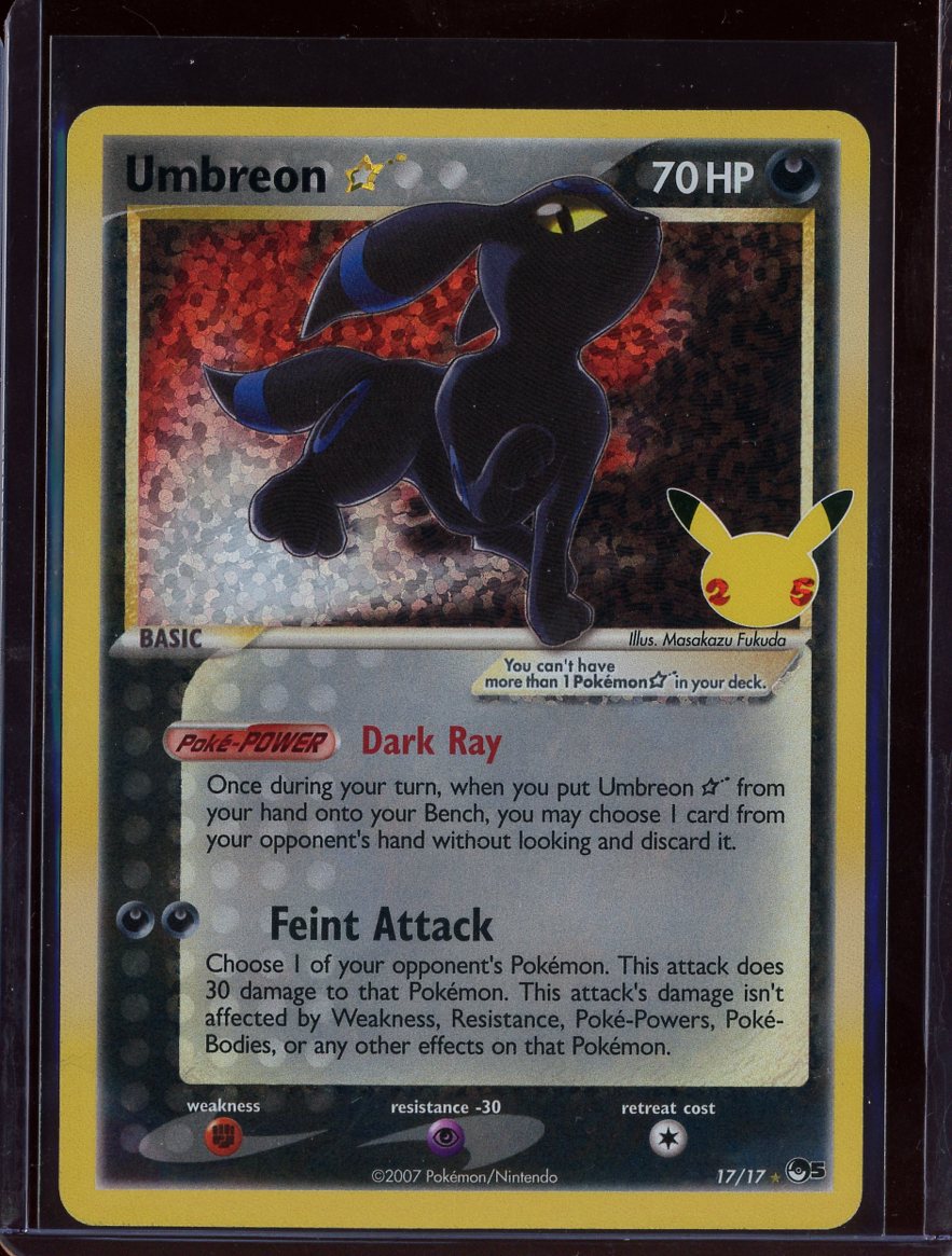 Umbreon Star 17/17 Celebrations