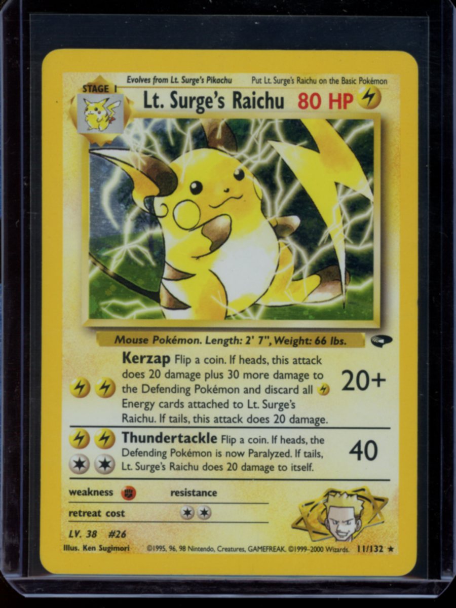 Lt. Surge's Raichu (Unlimited) #11