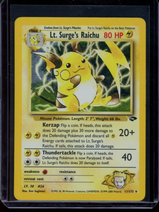 Lt. Surge's Raichu (Unlimited) #11