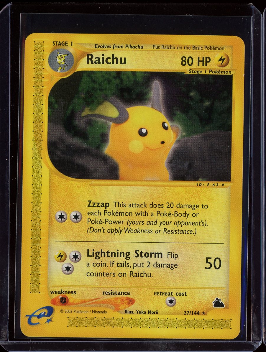 Raichu 27/144 Normal Skyridge