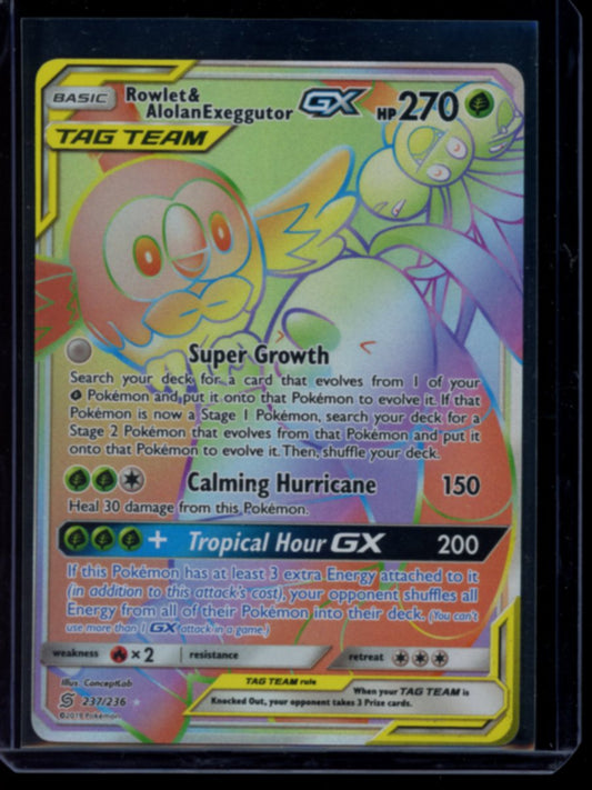 Rowlet & Alolan Exeggutor GX #237