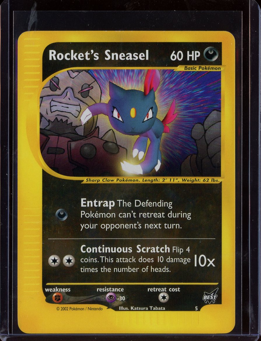 Rocket's Sneasel 5 Best of Promos