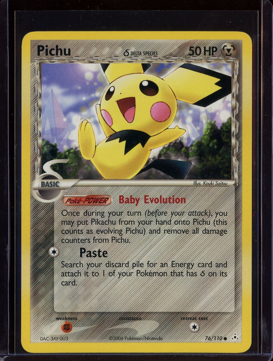 Pichu 76/110 Normal EX Holon Phantoms