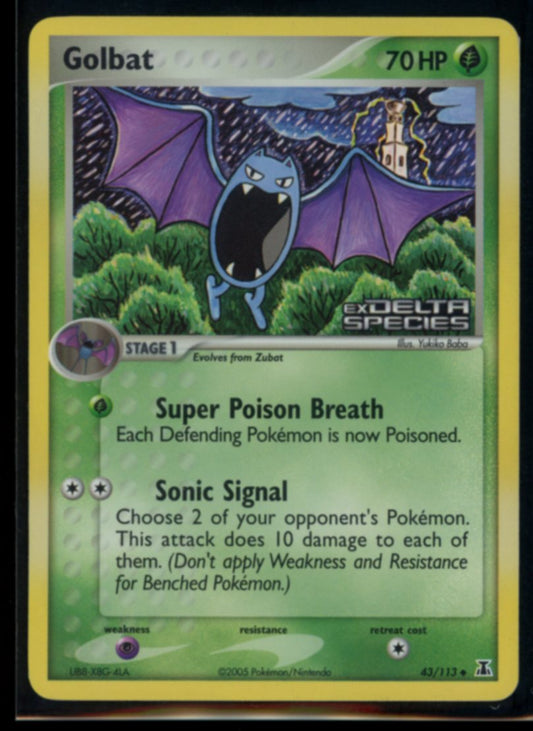 Golbat (Reverse Stamp) #43
