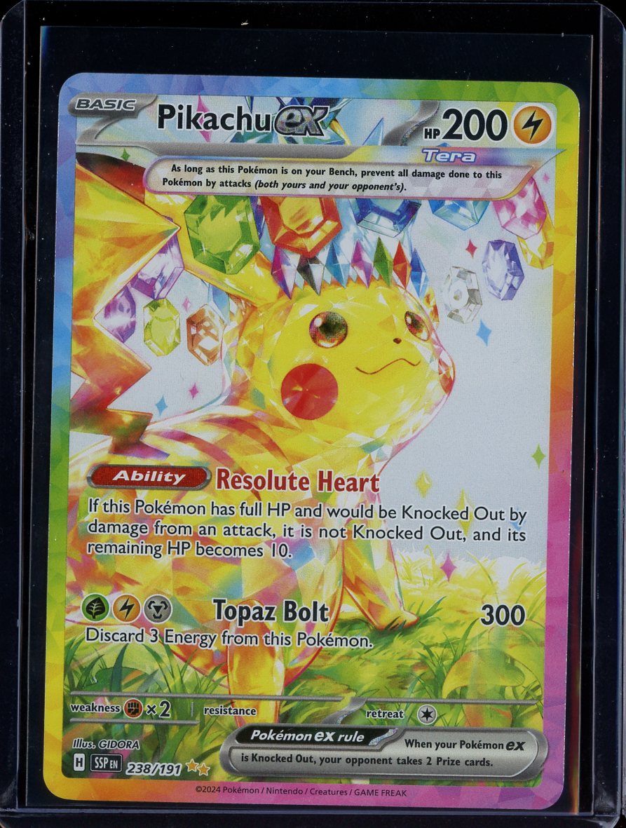 Pikachu ex 238/191 Surging Sparks