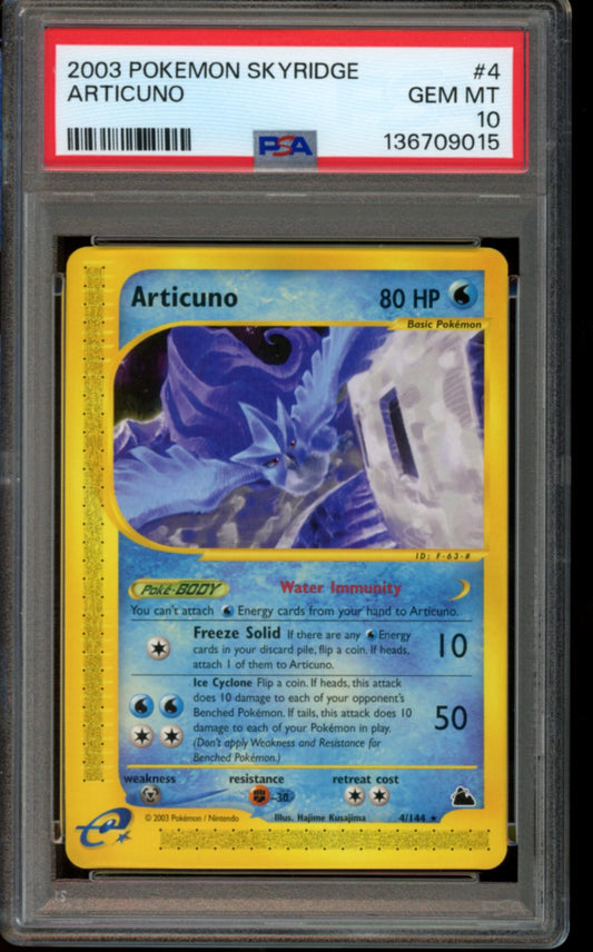 Articuno (Skyridge) #4 PSA 10