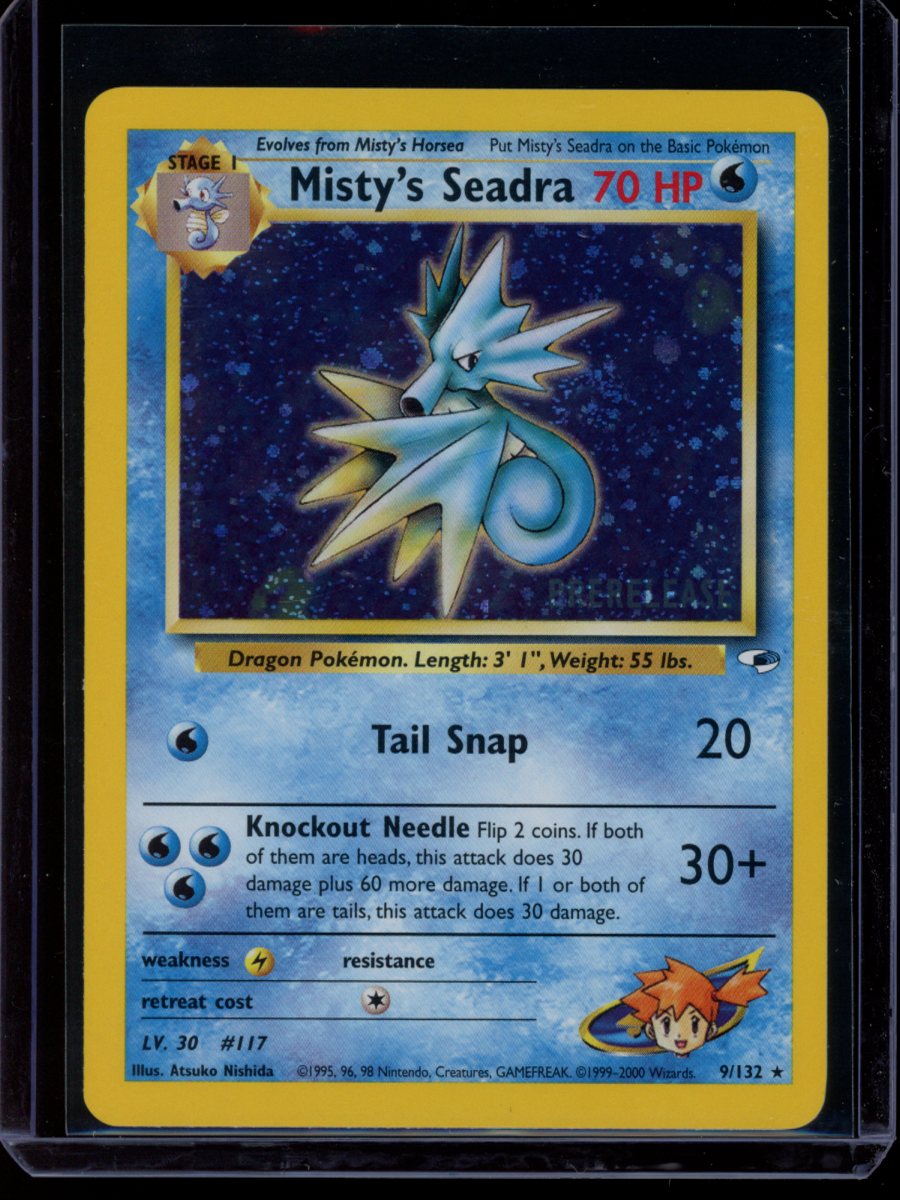 Misty's Seadra (Prerelease) #9