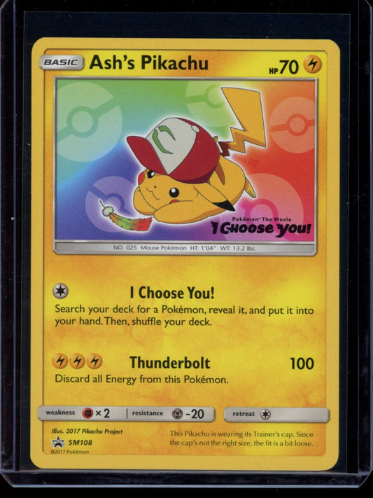 Ash's Pikachu #SM108