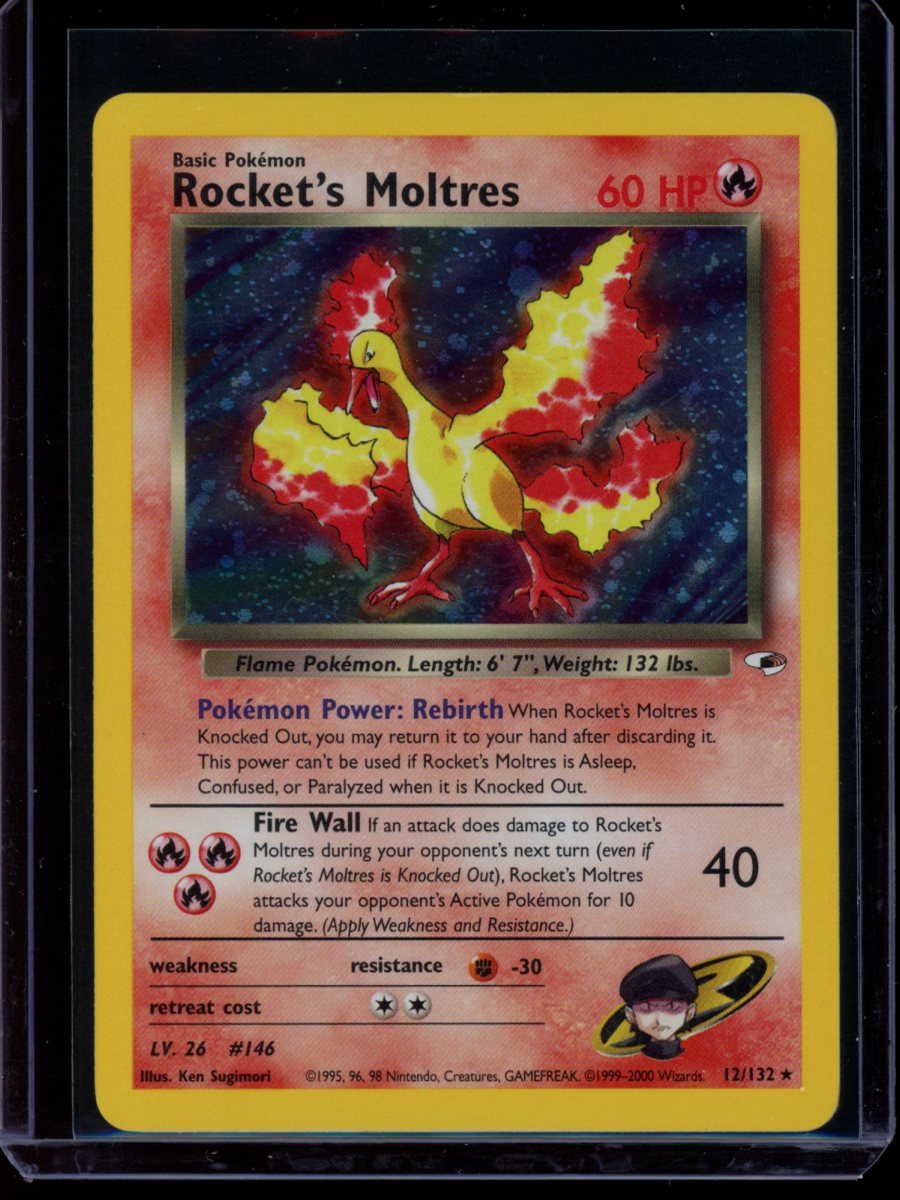 Rocket's Moltres (Holo) #12