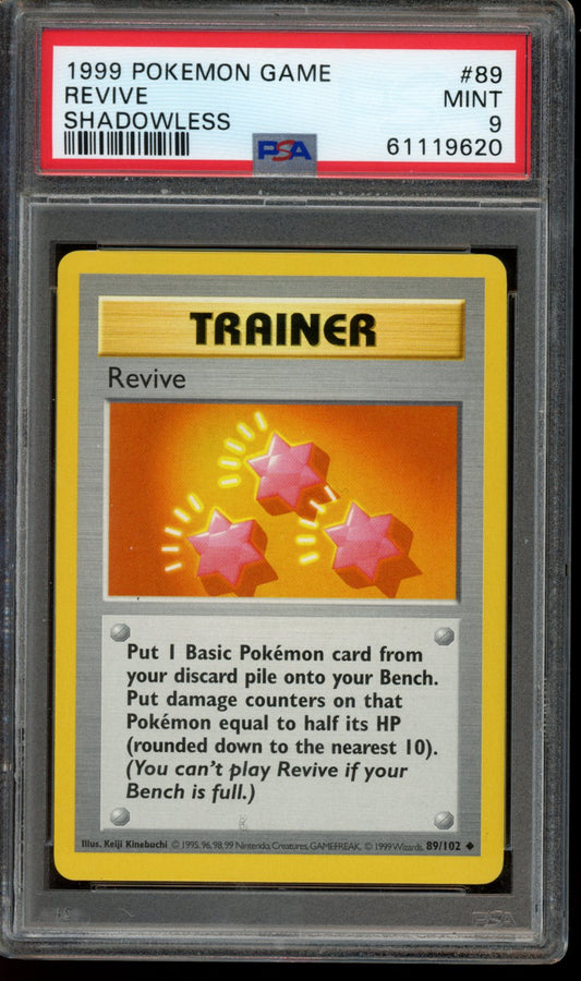 Revive (Shadowless) #89 PSA 9