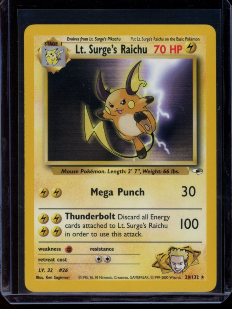 Lt. Surge's Raichu #28