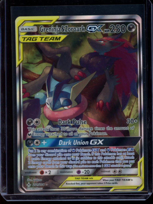 Greninja & Zoroark GX #201