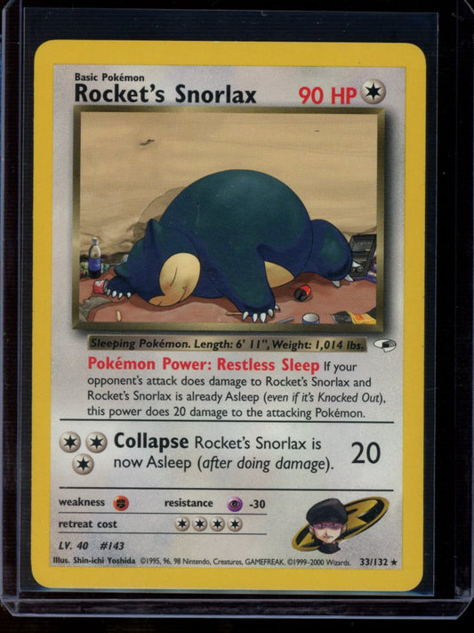 Rocket's Snorlax (Unlimited) #33