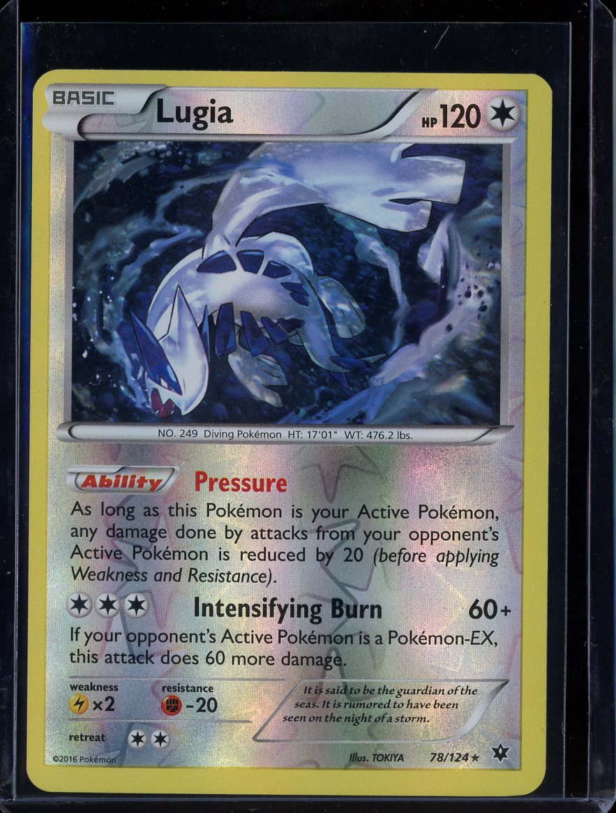 Lugia 78/124 Reverse Holo XY Fates Collide