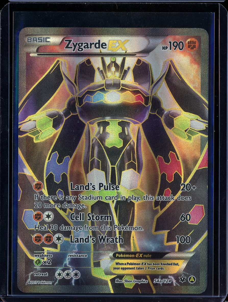 Zygarde EX 54a/124 Alternate Art Promos