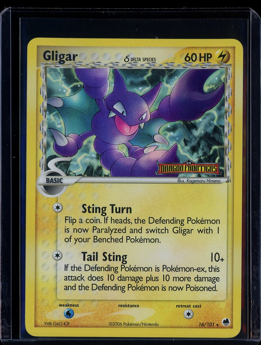 Gligar 16/101 Reverse Holo EX Dragon Frontiers
