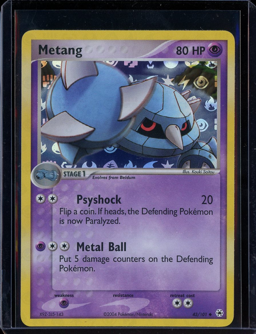 Metang 43/101 Reverse Holo EX Hidden Legends