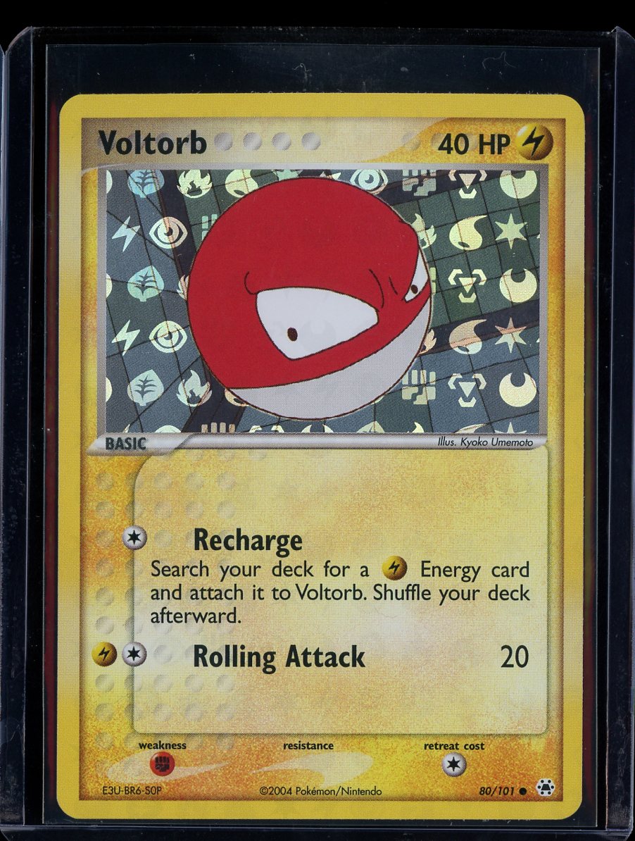 Voltorb 80/101 Reverse Holo EX Hidden Legends