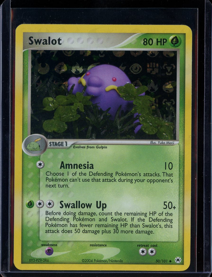 Swalot 50/101 Reverse Holo EX Hidden Legends