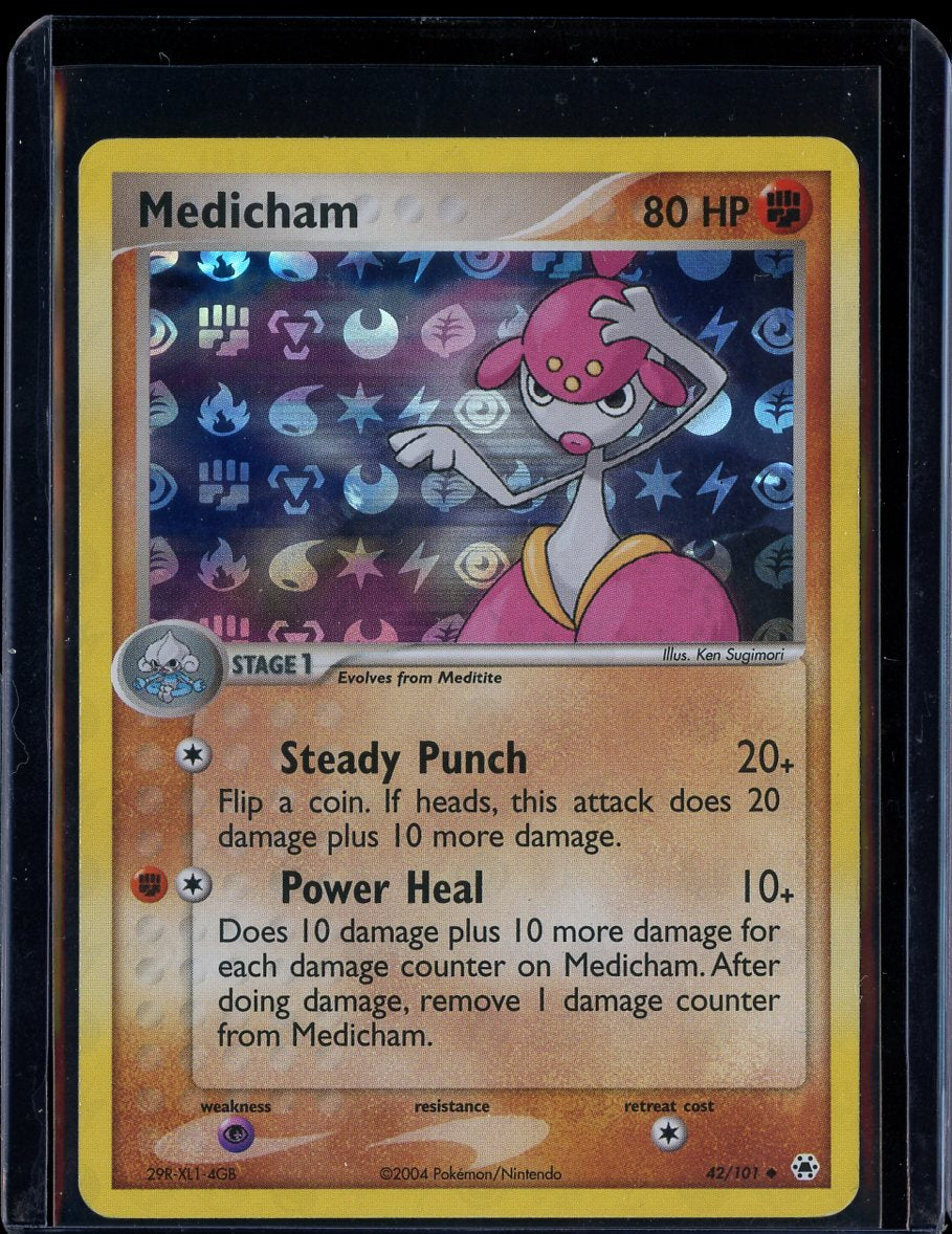 Medicham 41/101 Reverse Holo EX Hidden Legends