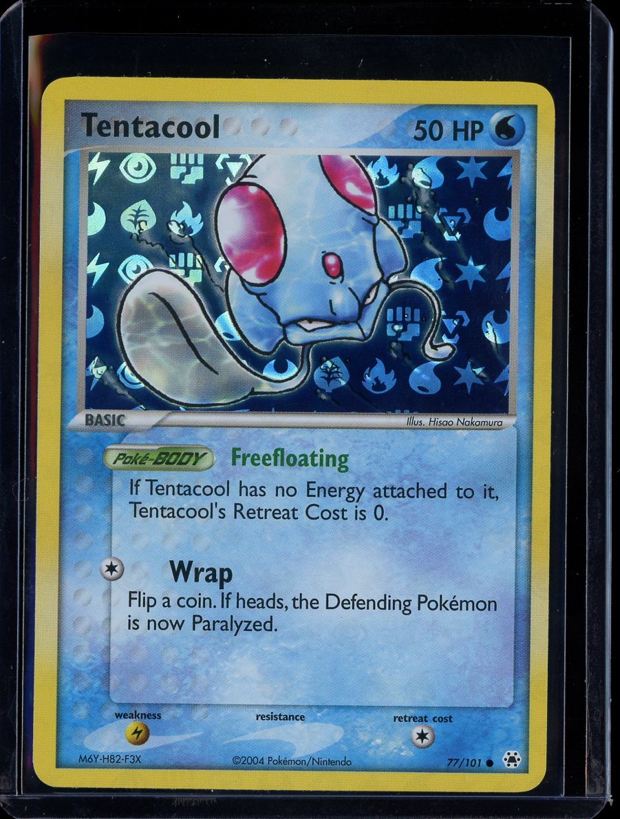Tentacool 77/101 Reverse Holo EX Hidden Legends