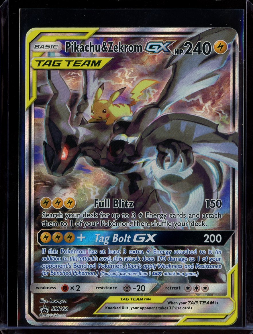 Pikachu & Zekrom GX (Promo) #SM168