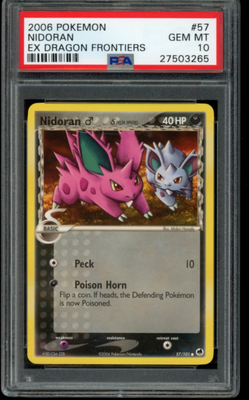 Nidoran #57 PSA 10