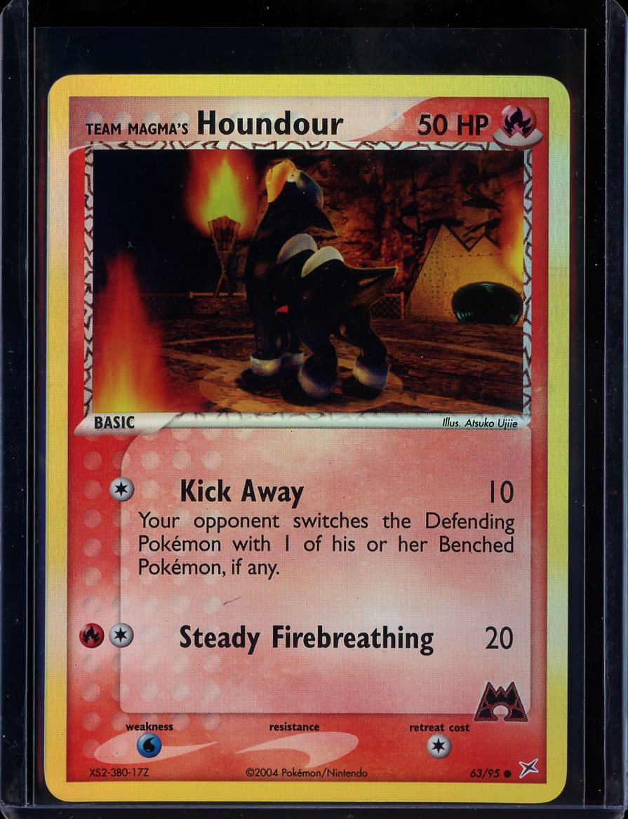 Team Magma's Houndour 63/75 Reverse Holo EX Team Magma vs Team Aqua