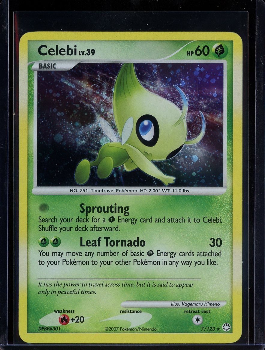Celebi 7/123 Holo Mysterious Treasures