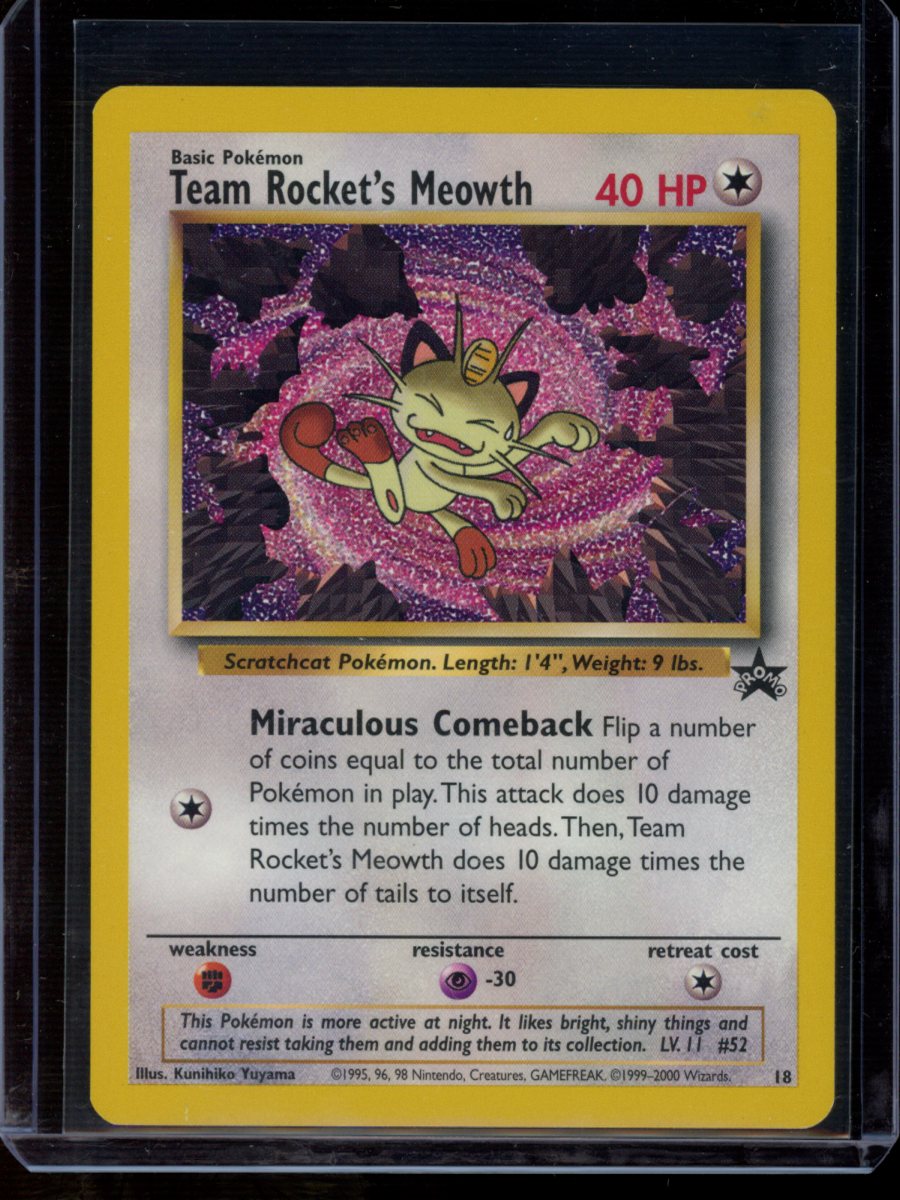 Team Rocket's Meowth (WoTC) #18