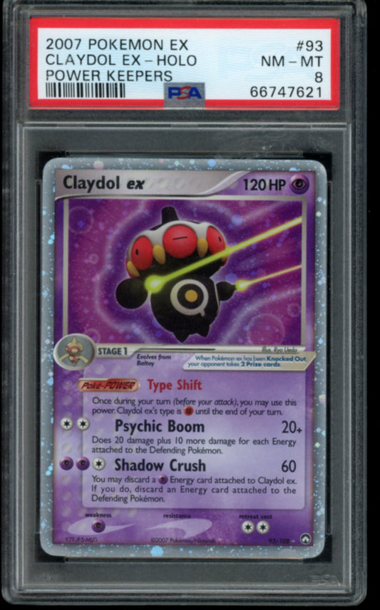 Claydol ex #93 PSA 8