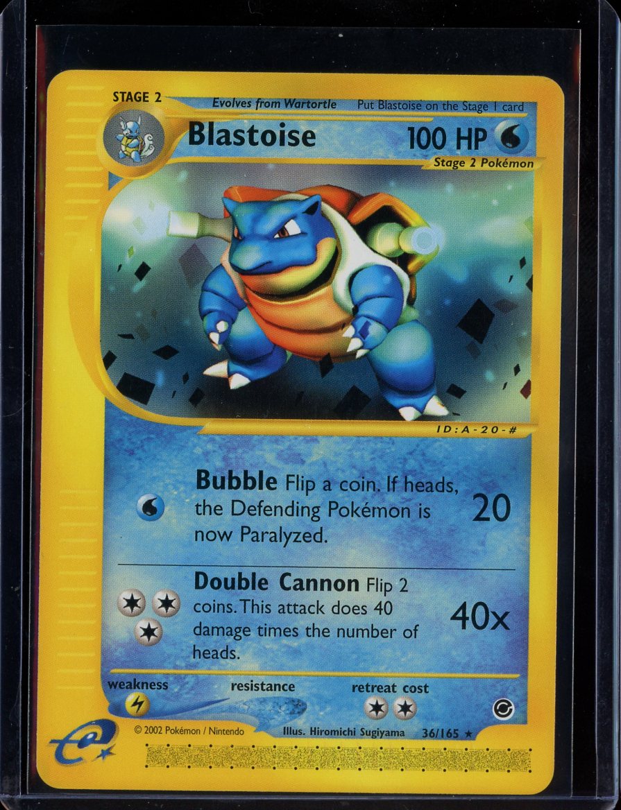 Blastoise 36/165 Normal Expedition