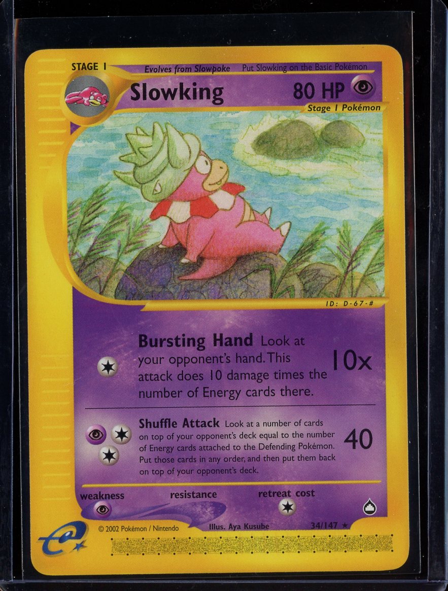 Slowking 34/147 Normal Aquapolis