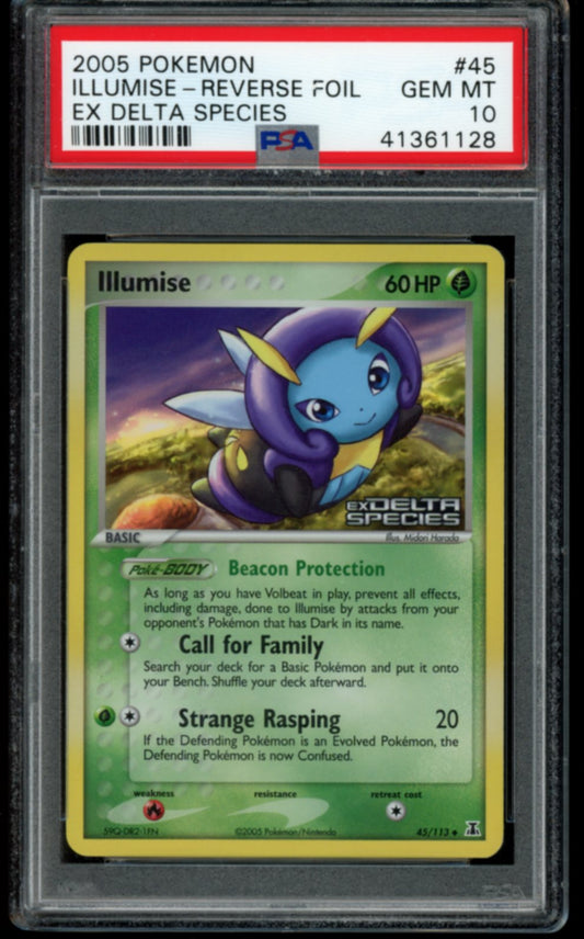 Illumise (Reverse) #45 PSA 10