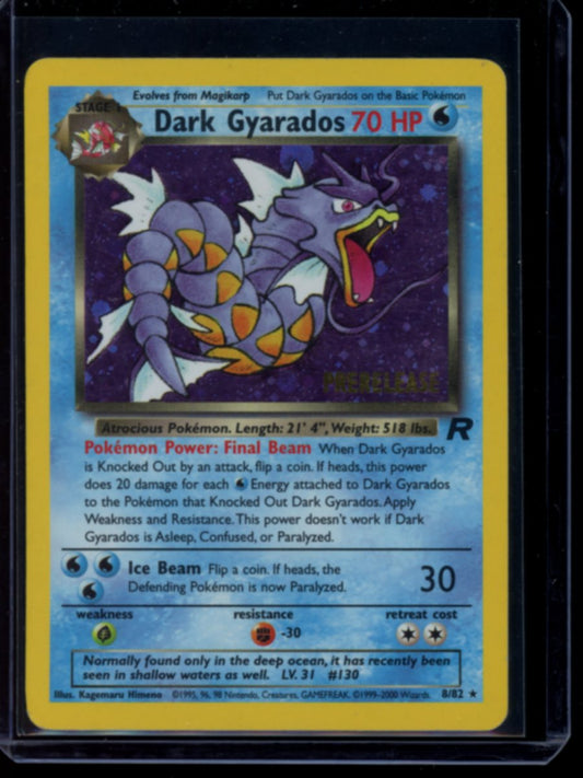 Dark Gyarados (Prerelease) #8