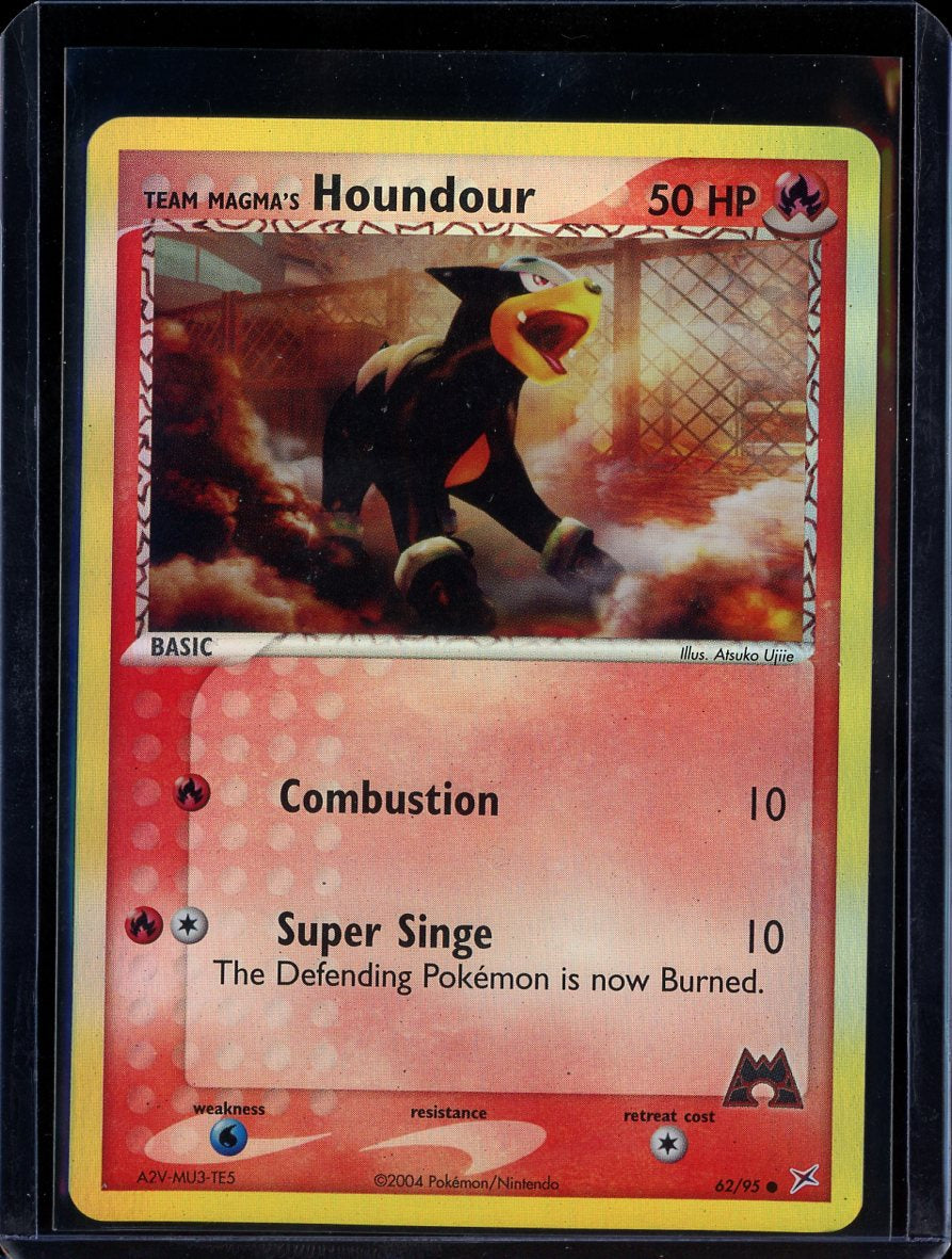 Team Magma's Houndour 62/95 Reverse Holo EX Team Magma vs Team Aqua