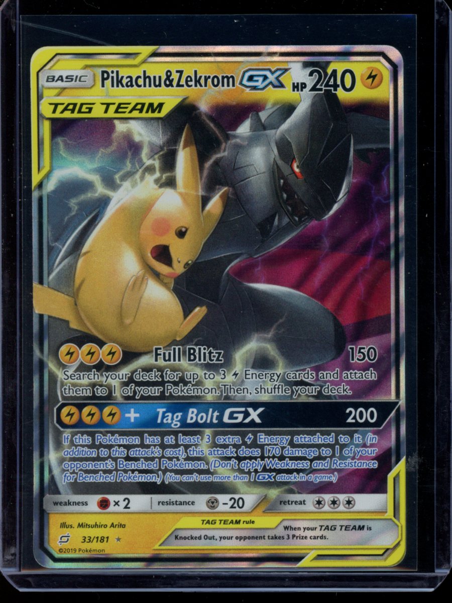 Pikachu & Zekrom GX #33