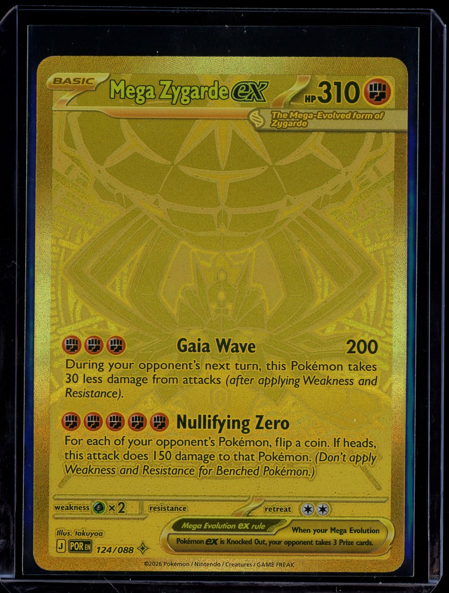 Mega Zygarde ex 124/88 Perfect Order